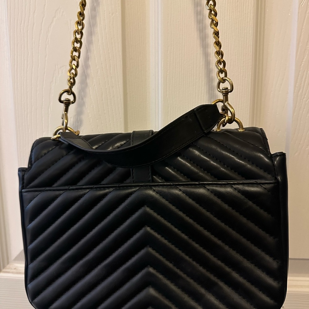 Black Quilted Shoulder Bag
